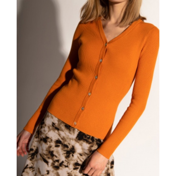 Orange Cardigan - Picture 7 of 8